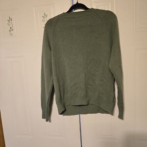 Candace Cameron Bure Sage Green Sweater